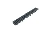 Entwässerungsrinnen PVC 6.3cm B-125 Kunststoff Stegrost, Länge 1 m - Gesamtansicht 2